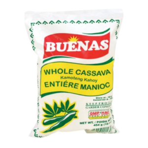 Buenas Whole Cassava Kamoteng Kahoy 454g