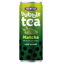 Tiger Tiger Bubble Tea Matcha Low Sugar 320ml