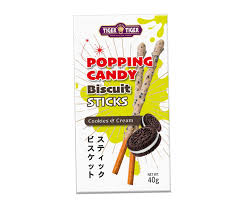 TT Popping Candy Biscuit Snacks Snacks - Cookies & Cream 40g